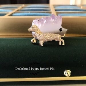 Dachshund puppy 🐶 Brooch pin